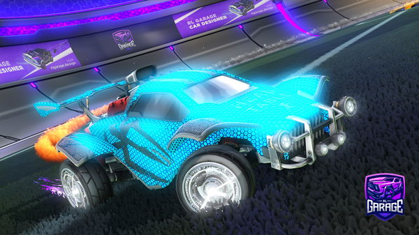 A Rocket League car design from MrWoodTTV