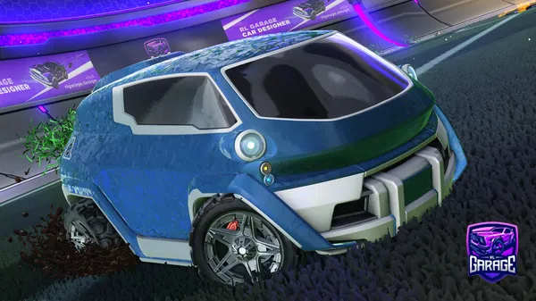 A Rocket League car design from Aqua28