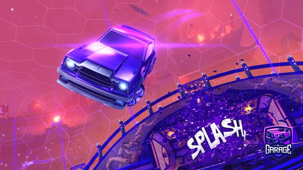 A Rocket League car design from VapNationYT