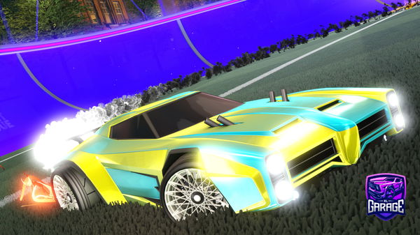 A Rocket League car design from IGqlxy