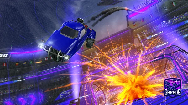 A Rocket League car design from flakie1110