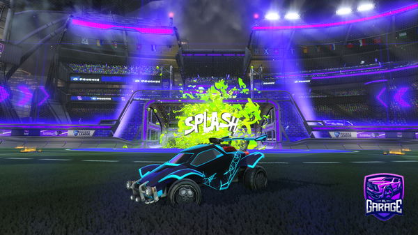 A Rocket League car design from Frostborn11