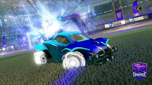 A Rocket League car design from Joker_face414