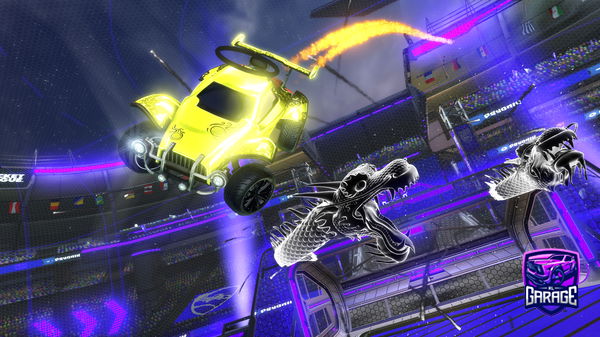 A Rocket League car design from Longhommejnr