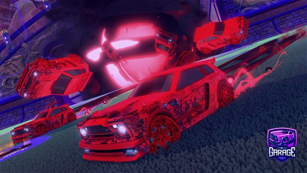 A Rocket League car design from Nomster_lil
