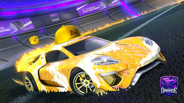 A Rocket League car design from stone-monkey45