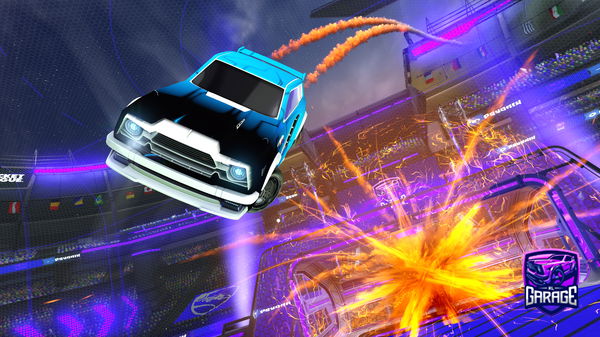 A Rocket League car design from FRAM3S