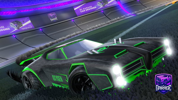 A Rocket League car design from Rayan135