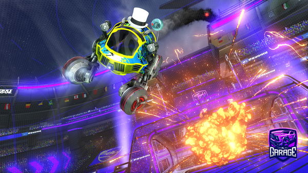 A Rocket League car design from RoadToBlackStandard