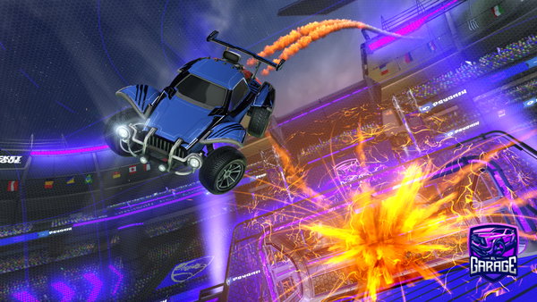 A Rocket League car design from Fake009