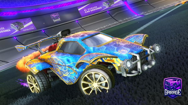 A Rocket League car design from Bot-The-Legend