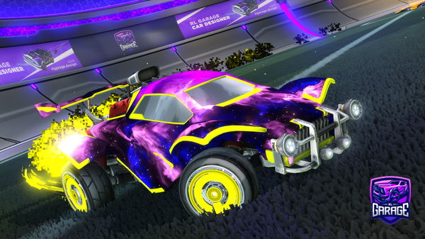 A Rocket League car design from Ztheamazing