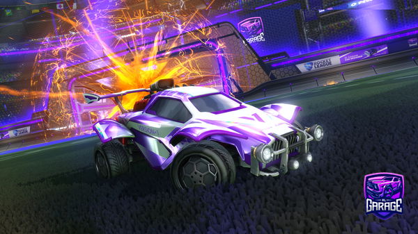 A Rocket League car design from Wombastick