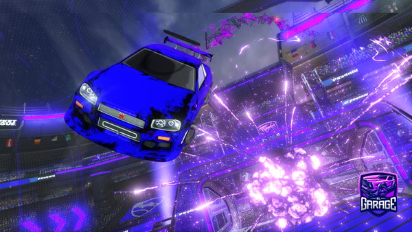 A Rocket League car design from DeRyZe