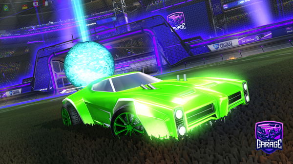 A Rocket League car design from Footbalfinners