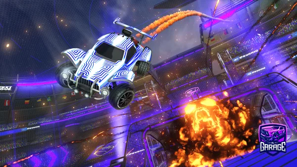 A Rocket League car design from Mod_skill40