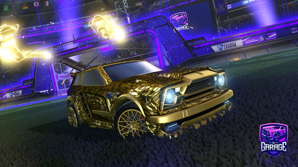 A Rocket League car design from SKYBLUEARMY
