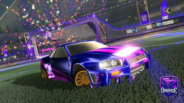 A Rocket League car design from Santos_rl____