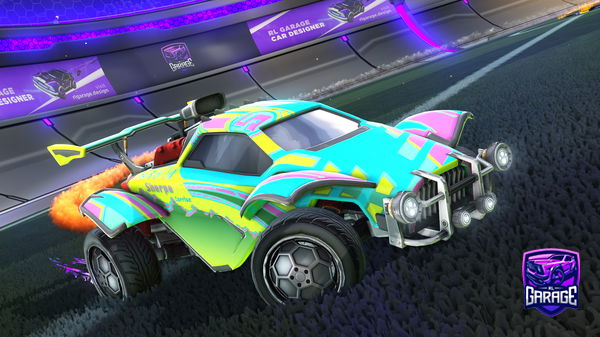 A Rocket League car design from sioxn