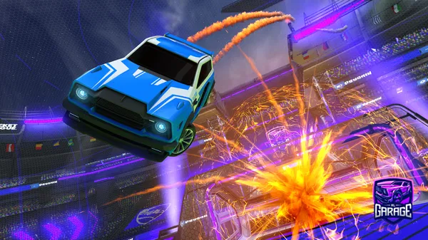 A Rocket League car design from Boejails