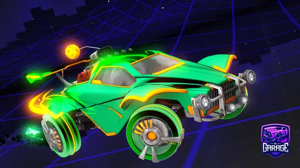 A Rocket League car design from stova