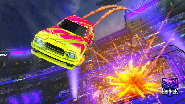 A Rocket League car design from DrunkDragon180