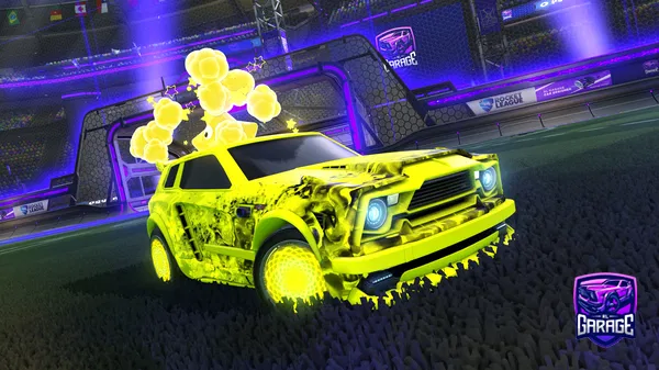 A Rocket League car design from benisbob34
