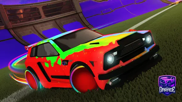 A Rocket League car design from Verrkami