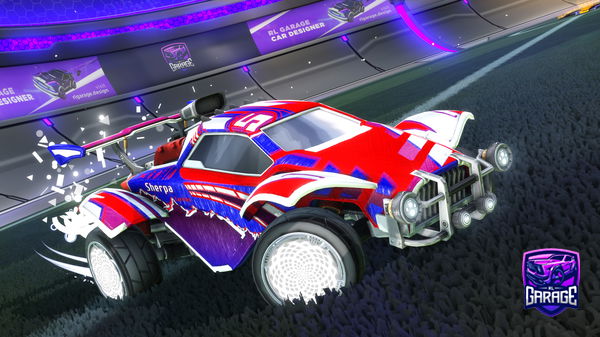 A Rocket League car design from CoolFox