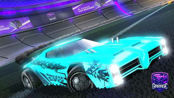 A Rocket League car design from FoundNoGoodName