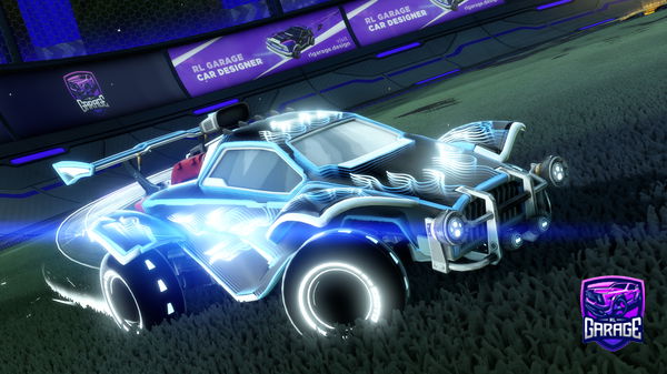 A Rocket League car design from WHASHKI101