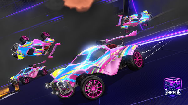 A Rocket League car design from MESSI_MAX