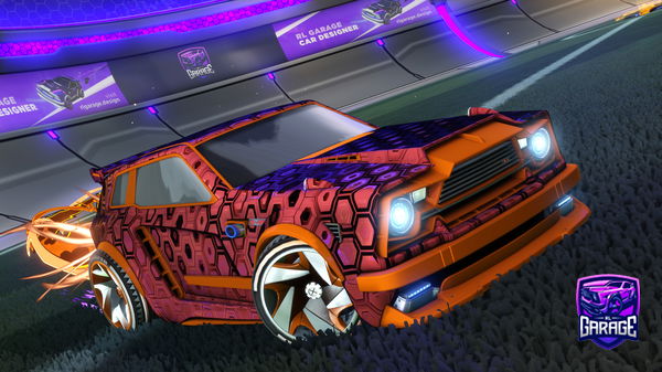 A Rocket League car design from dinogod444
