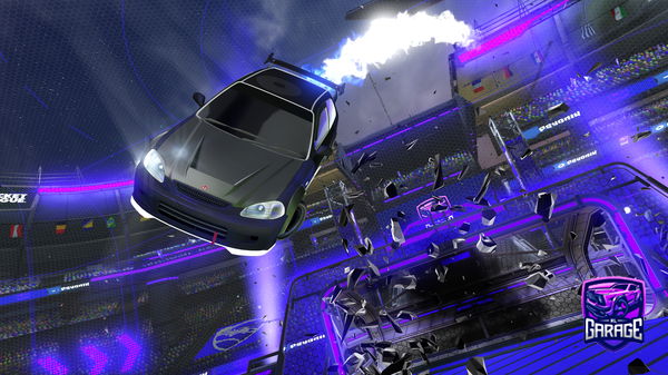 A Rocket League car design from bub-bubble