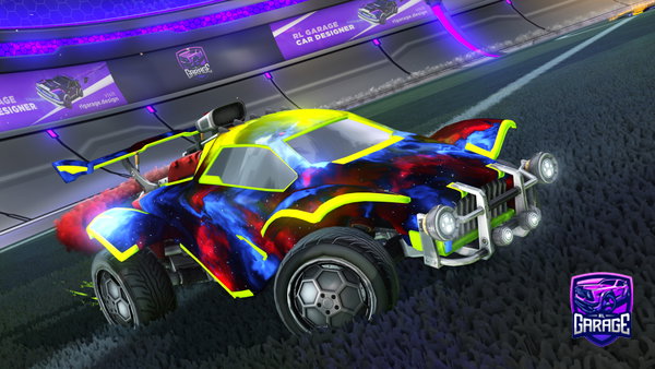 A Rocket League car design from MR27I-
