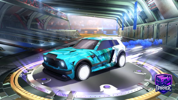 A Rocket League car design from Splatty