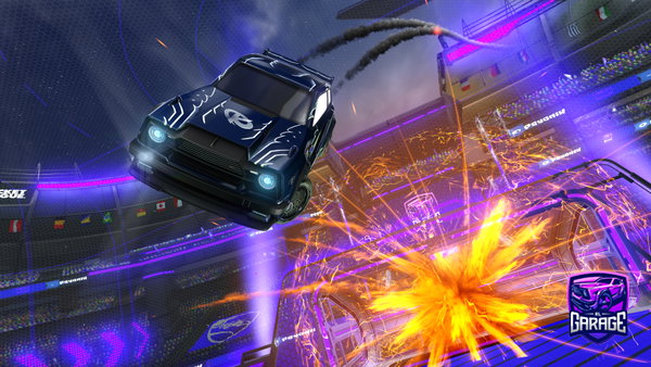 A Rocket League car design from Rw79