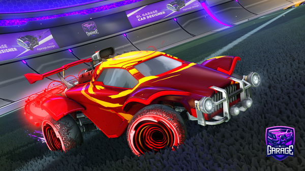 A Rocket League car design from HighOctane101