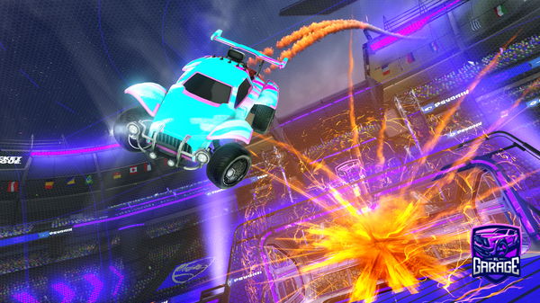 A Rocket League car design from Victory_EF