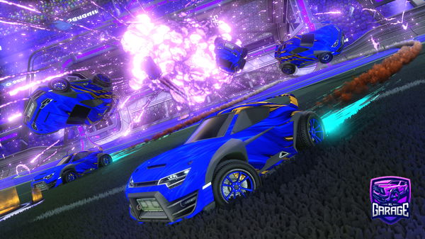 A Rocket League car design from geia_sou