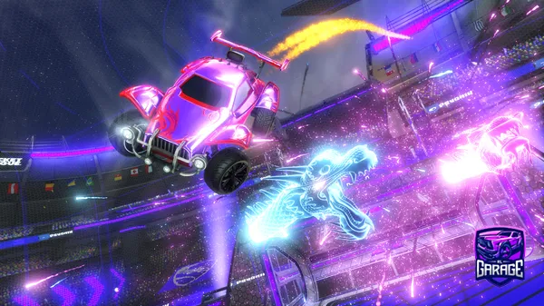 A Rocket League car design from ikonik7z