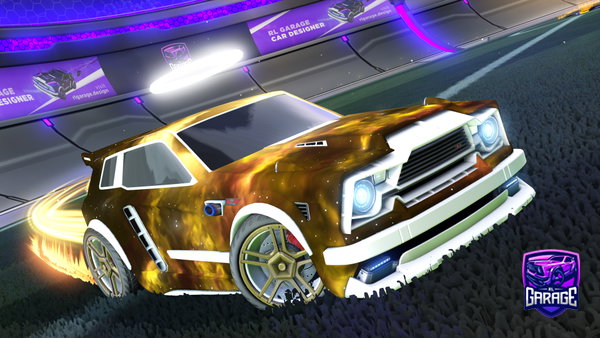 A Rocket League car design from YHELLEHY
