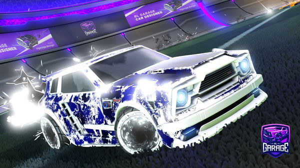 A Rocket League car design from Pveck