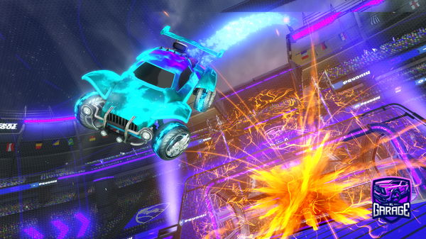 A Rocket League car design from Pidge1345