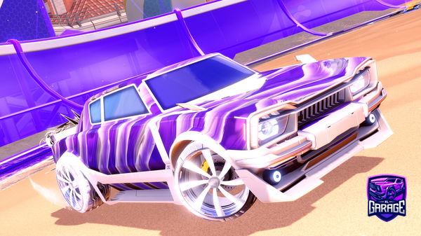 A Rocket League car design from Tapin