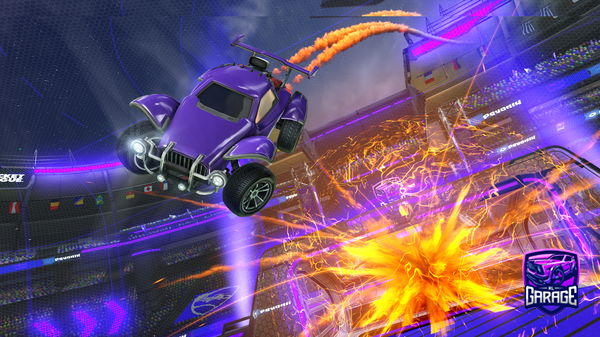 A Rocket League car design from Snowyy821