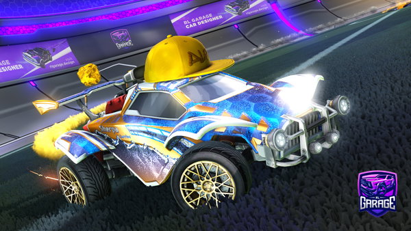 A Rocket League car design from DioRL