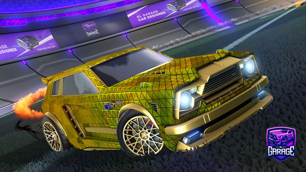 A Rocket League car design from Mysman11