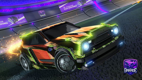 A Rocket League car design from SLG_Name