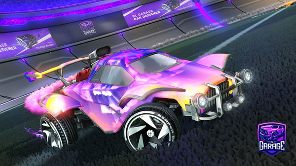 A Rocket League car design from SLWXCV